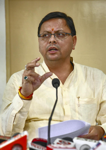 CM Pushkar Singh Dhami launches book Beyond the Misty Veil -- Temple Tales of Uttarakhand.