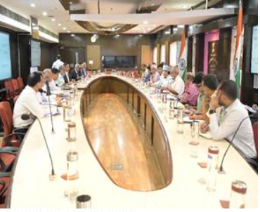 Union Minister Jyotiraditya M. Scindia and MoS Pemmasani Chandra Sekhar Inaugurate NOC (Network Operation Center) at C-DOT.
