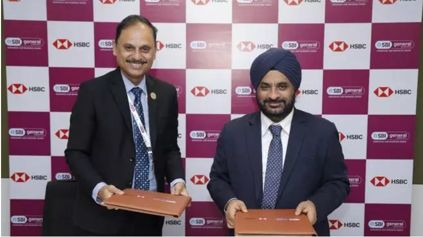 SBI General Insurance and HSBC Bank India Enter Bancassurance Partnership.
