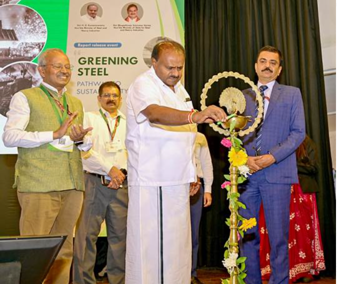 Ministry of Steel Hosts "Greening Steel Pathway to Sustainability" Event in New Delhi.
