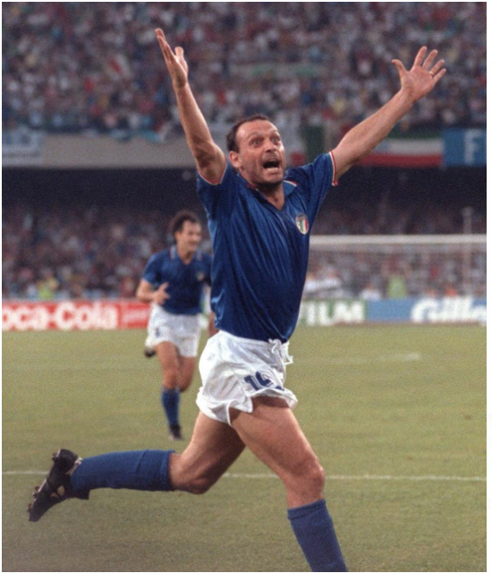 Italian Striker Salvatore "Toto" Schillaci Has Passed Away.

