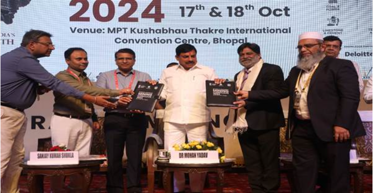 MOIL signs draft JV agreement with Madhya Pradesh State Mining Corporation.
