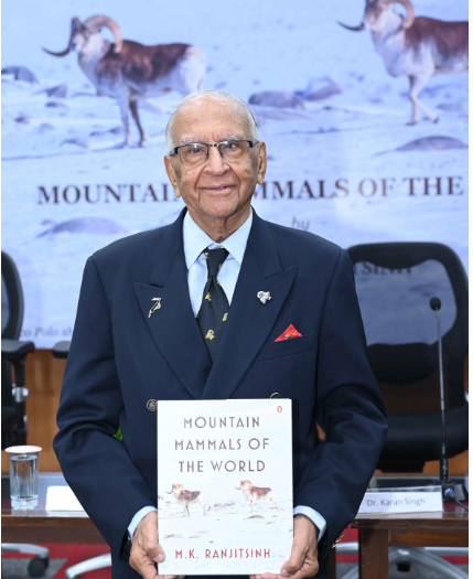 Dr. M.K. Ranjitsinh's New Book 'Mountain Mammals of the World' Launched in Delhi.
