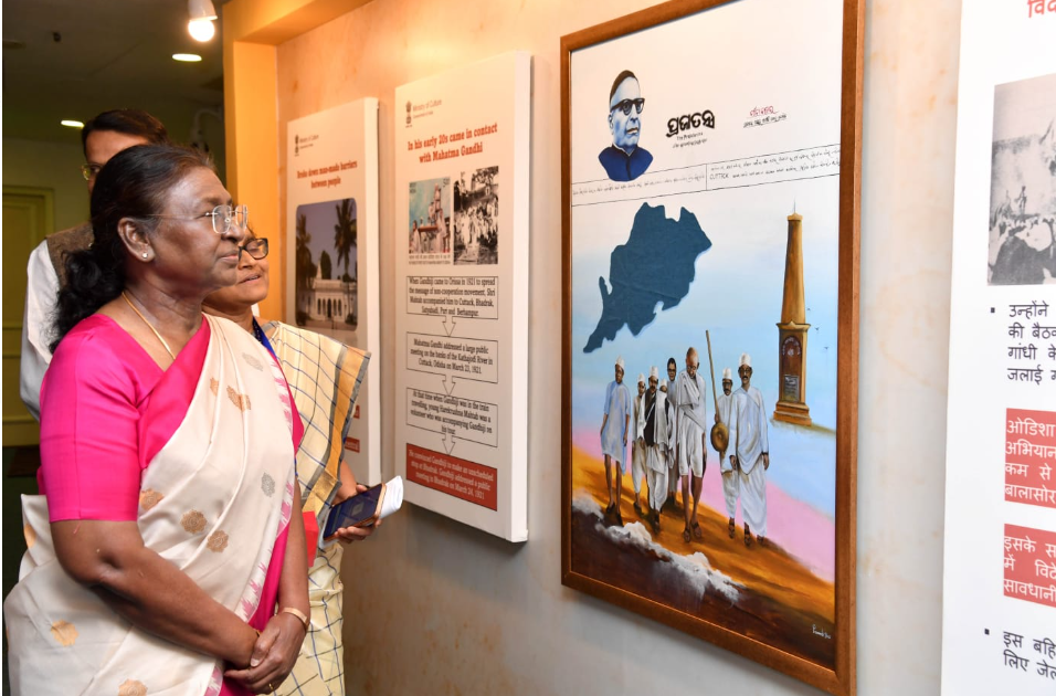 President Murmu Inaugurates 125th Birth Anniversary Celebrations of Dr. Harekrushna Mahtab.
