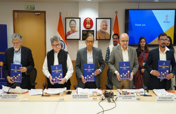 Dr. Arvind Panagariya Launches NITI Aayog's FHI 2025 Report Highlighting Top States Odisha, Chhattisgarh, and Goa.