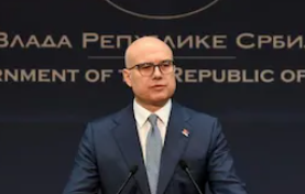 "Serbian Prime Minister Miloš Vučević Resigns.