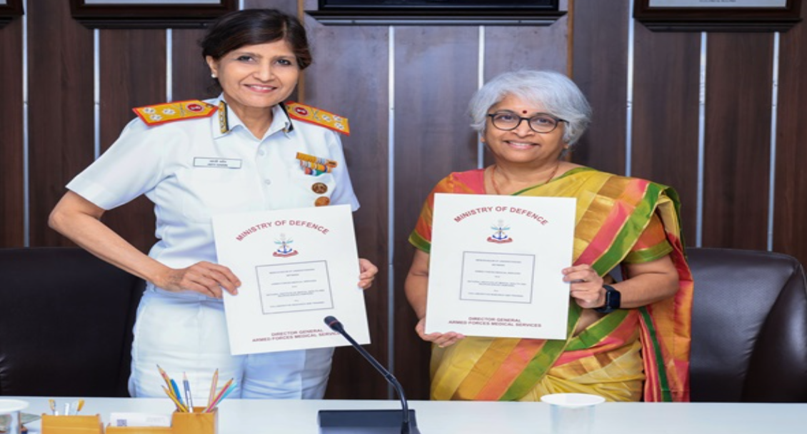 AFMS and NIMHANS Sign MoU to Strengthen Mental Health Support for Armed Forces.