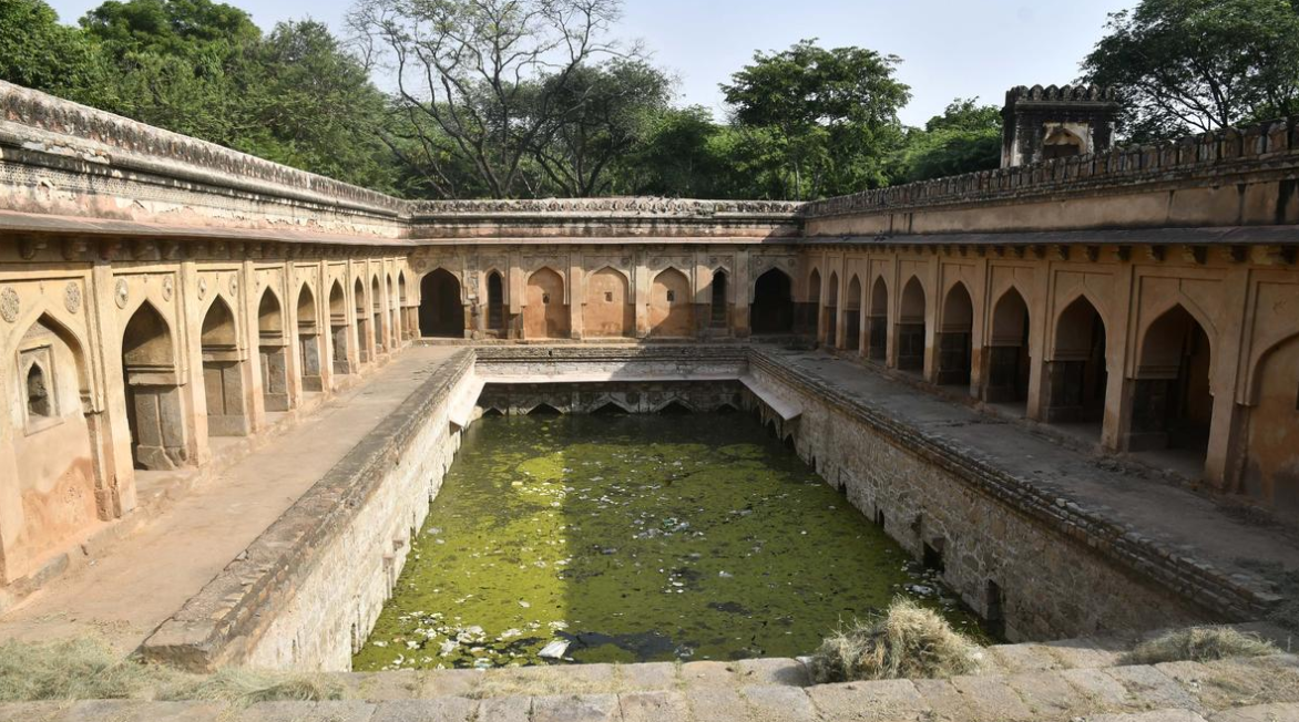 Rajon ki Baoli Restored by ASI in Partnership with WMFI and TCS Foundation.