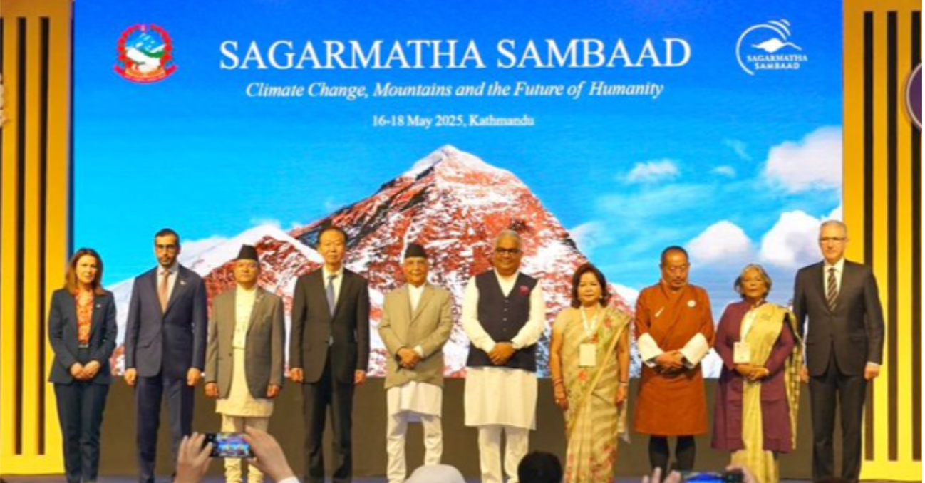 Union Minister Bhupender Yadav Attends Inaugural Sagarmatha Sambaad in Nepal and Calls for Global Action to Protect Mountain Ecosystems.