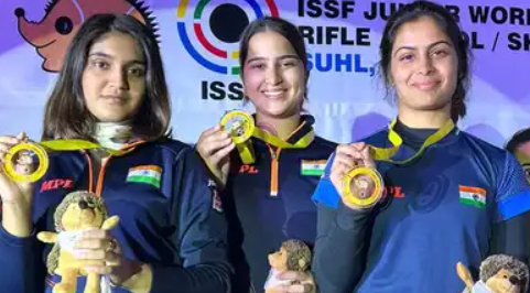 India Tops Medal Tally at ISSF Junior World Cup 2025 in Suhl with 11 Medals.

