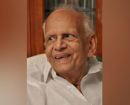 Veteran Congress Leader & Former KPCC President Thennala Balakrishna Pillai Dies at 95 in Thiruvananthapuram.