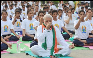 International Yoga Day was celebrated on 21st June.
