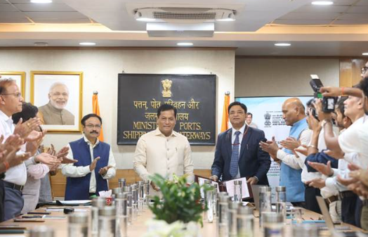 Sarbananda Sonowal Inaugurates India's First Maritime NBFC – Sagarmala Finance Corporation Limited.