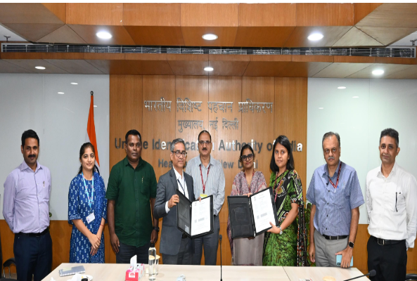 UIDAI Signs 5-Year Agreement with ISI for Joint R&D to Strengthen Aadhaar Security and Reliability.