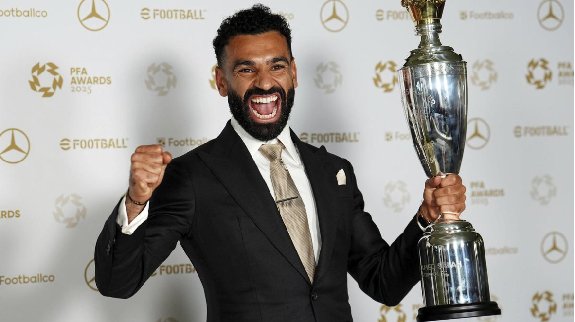 PFA Awards 2025: Mohamed Salah & Mariona Caldentey Named Players’ Player of the Year.