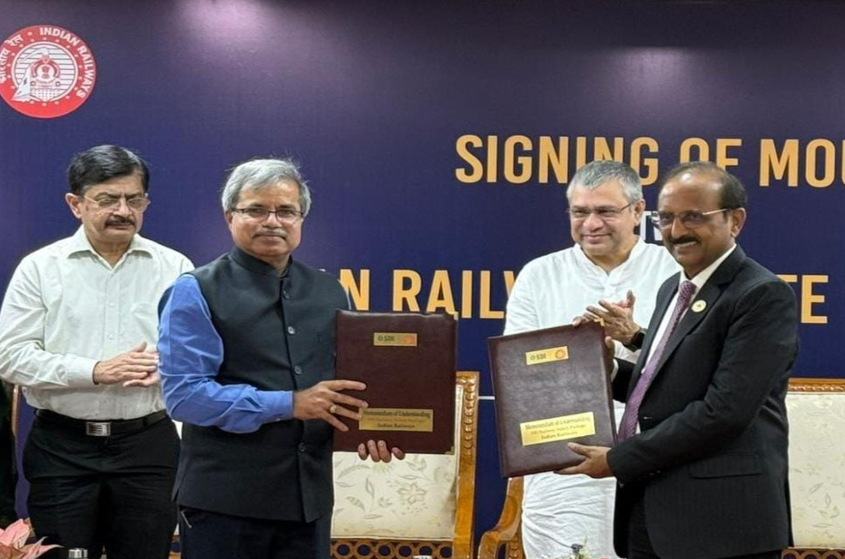 Indian Railways and SBI Sign MoU to Expand Insurance Benefits for Railway Employees.