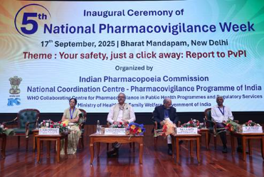 IPC Inaugurates 5th National Pharmacovigilance Week in New Delhi.
