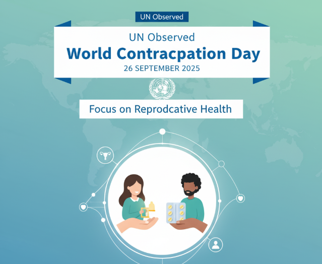 World Contraception Day 2025 Observed on 26th September with Focus on Reproductive Health.