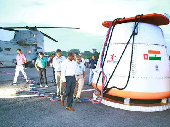 ISRO’s Gaganyaan Mission: Main Parachute Test Successfully Validates Crew Safety System.