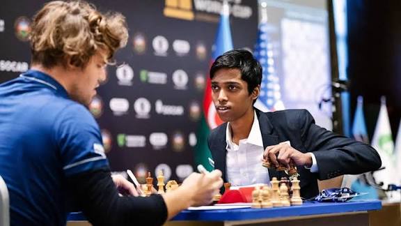 Indian Grandmaster R Praggnanandhaa Strengthens Position in Candidates Race at London Chess Classic.