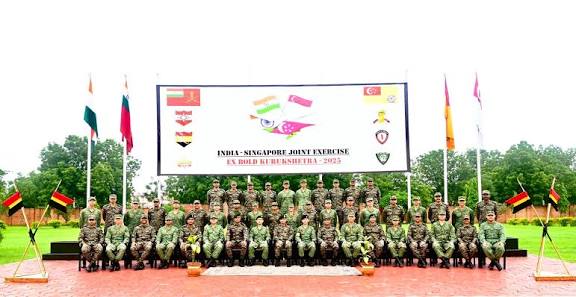 14th edition of India-Singapore joint military exercise "Agni Warrior" concludes.