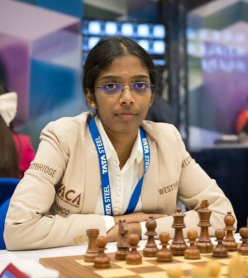 Vaishali Rameshbabu wins FIDE Women’s Grand Prix 2025 leg in Munich.