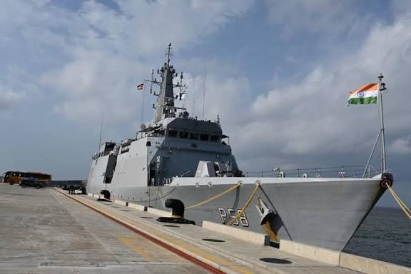 Indian Navy Ships Visit Port Lamu, Kenya for Operational Turn Around.