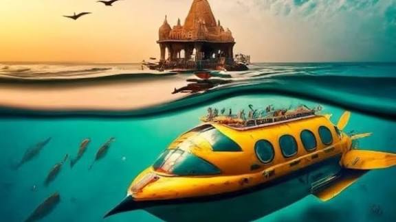 Gujarat Launches India’s First "Submarine Tourism" in Dwarka.