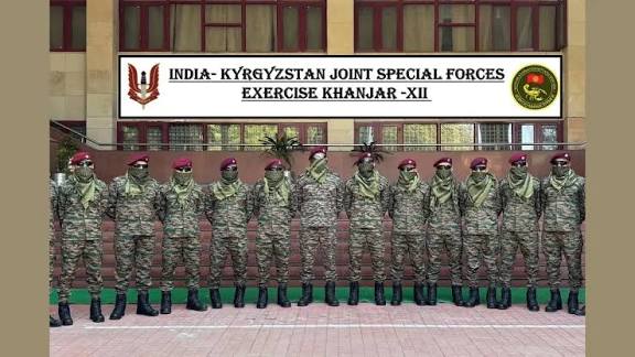 India and Kyrgyzstan Conduct Joint Special Forces Exercise "Khanjar 2026".