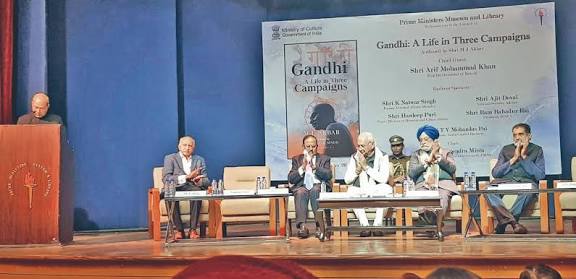 Book "Gandhi: A Life in Three Campaigns" by M.J. Akbar Released.