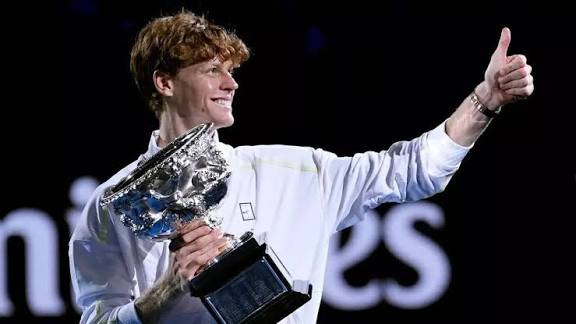 Jannik Sinner Wins First Grand Slam Title at Australian Open 2026.