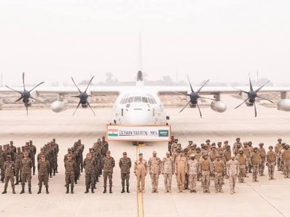 Inaugural India-Saudi Arabia Joint Military Exercise "Sada Tanseeq" Begins.