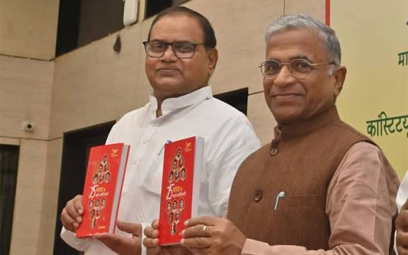 Book "75 Great Revolutionaries of India" Released by MP Bhim Singh.