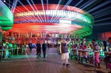 PM Modi Inaugurates Sangeet Natak Akademi Regional Centre in Hyderabad.