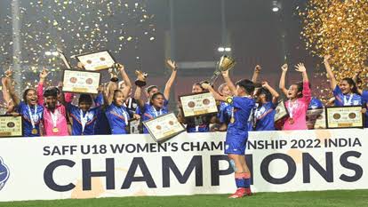 India Wins SAFF U-20 Women Championship.