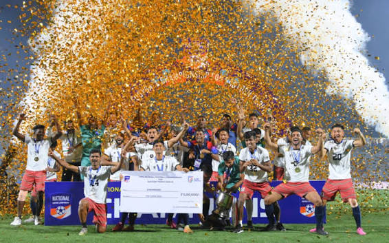 Services Wins the 78th Santosh Trophy Football Tournament.