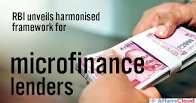 RBI Issues New Regulatory Framework for Microfinance Lenders.