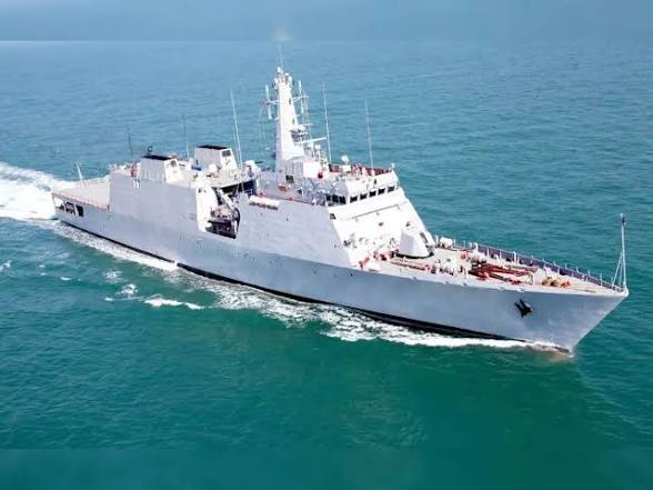 Indian Navy Commissions Offshore Patrol Vessel INS Sumedha.