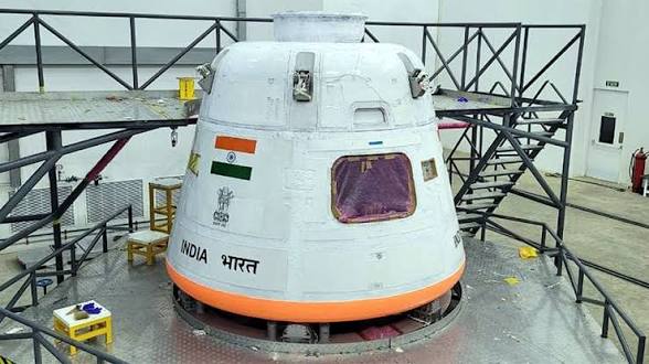 ISRO Successfully Conducts Drop Test of Gaganyaan Crew Module.