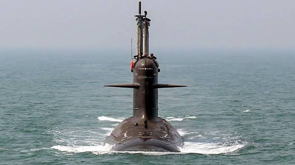 Indian Navy Successfully Test-Fires K-5 Submarine-Launched Ballistic Missile.
