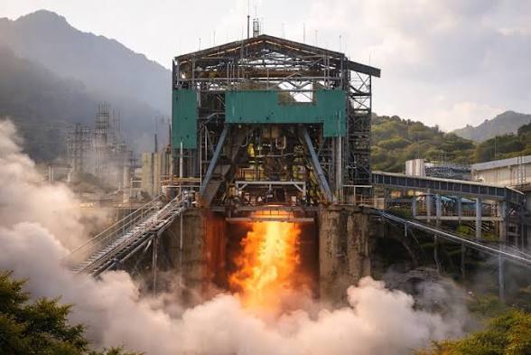 ISRO Successfully Tests Advanced Green Bipropellant Thruster.