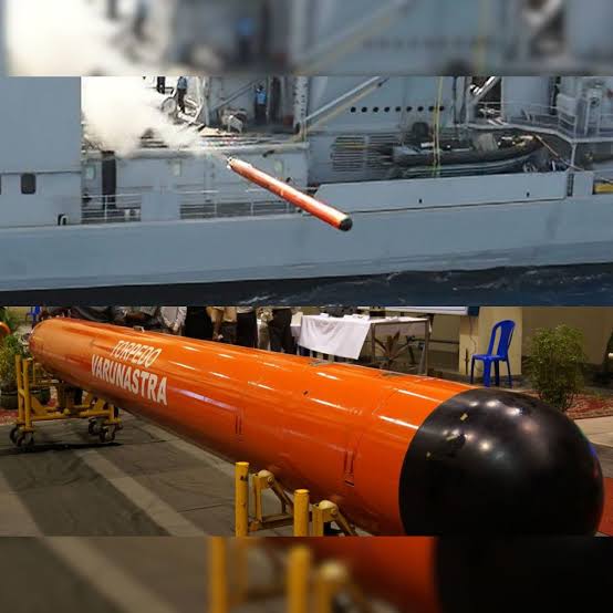 Indian Navy Successfully Test-Fires Indigenous Advanced Torpedo Varunastra-II.