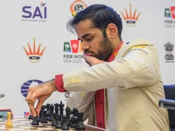 Indian Chess Player Arjun Erigaisi Wins Gold at Global Chess Tour.