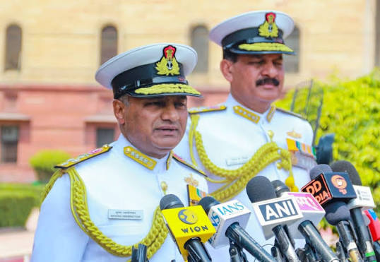 Admiral Krishna Swaminathan Takes Charge as Navy Chief.