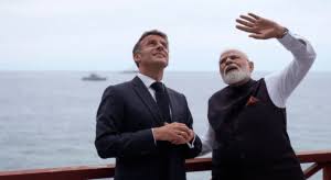 India and France Agree to Double Bilateral Trade to <span style="background-color:#fff9c4;font-weight:bold;">$32 Billion</span> by <span style="background-color:#e2f0fb;font-weight:bold;">2030</span>.