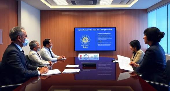 India and Japan Operationalize the <span style="background-color:#fff9c4;font-weight:bold;">Joint Crediting Mechanism (JCM)</span> for Carbon Trading.