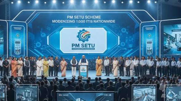 Govt Approves Nationwide Rollout of <span style="background-color:#fff9c4;font-weight:bold;">PM-SETU Scheme</span> to Modernize ITIs.