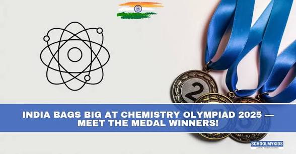 India wins medals at the <b>57th International Chemistry Olympiad</b>.