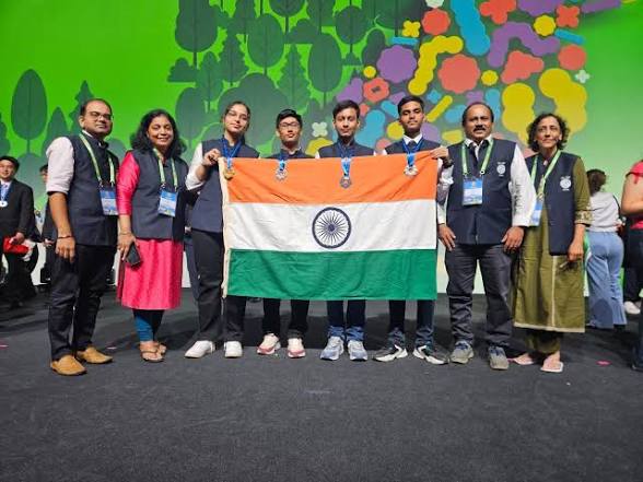 India wins medals at the <b>37th International Biology Olympiad</b>.