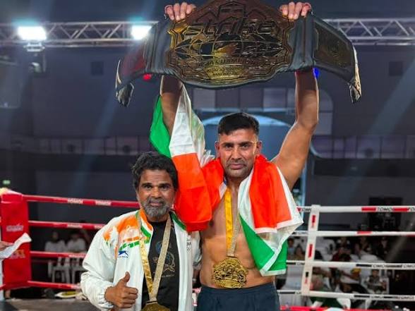<b>Sangram Singh</b> wins the <b>Asian MMA Championship</b>.